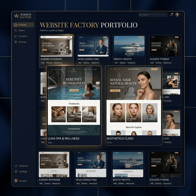 Premium Sites Portfolio